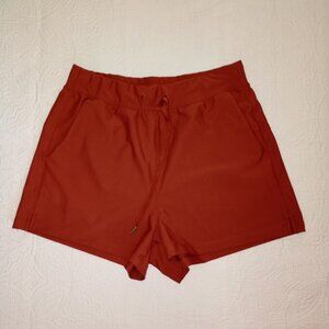 Old navy elastic drawstring waist casual relaxed fit Rust shorts - M
